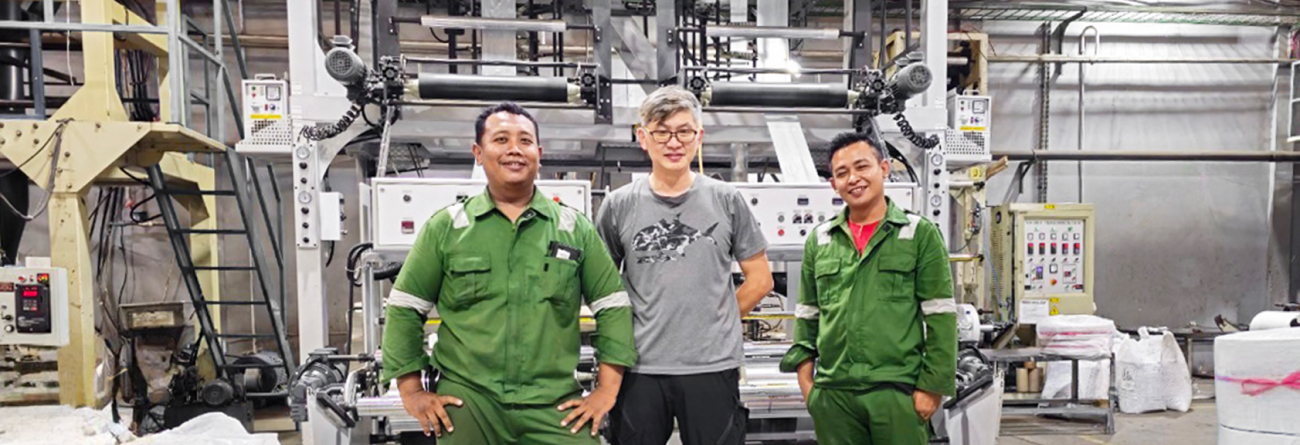 印尼 –泗水塑膠薄膜製造商與POLYSTAR 合作拓展業務